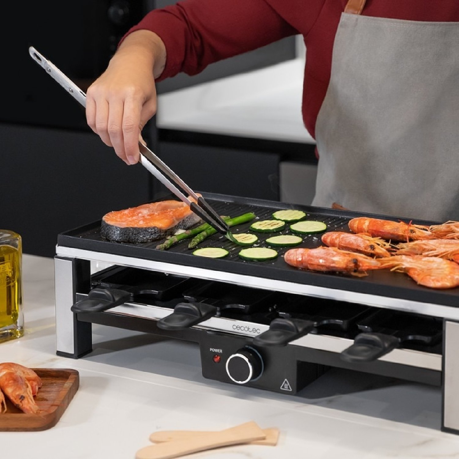 Cheese&Grill 12000 Inox Black - Imagen 4