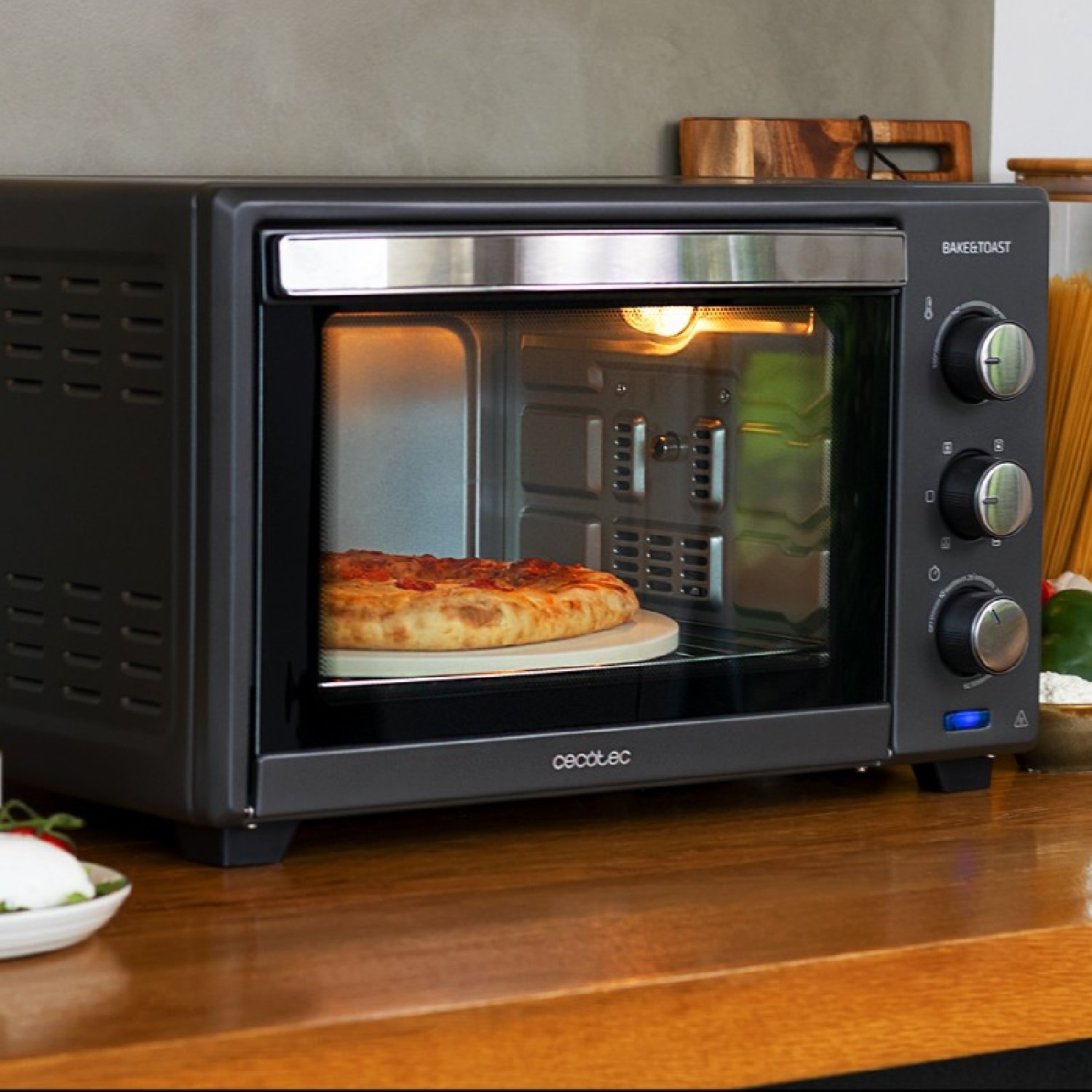Bake&Toast 3000 4Pizza Black Gyro