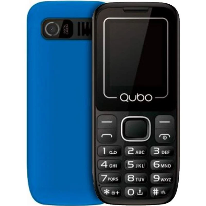 Qubo P180 Teléfono para Mayores con Bluetooth Azul